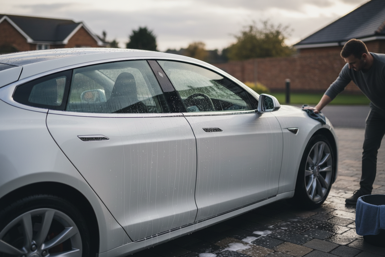 eco car shampoo UK luxury electric car wash